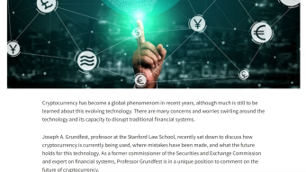 Grundfestian views on crypto - what are your thoughts?