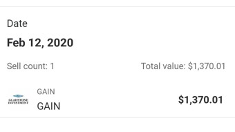 Portfolio Sales - Wednesday - 2.12.2020