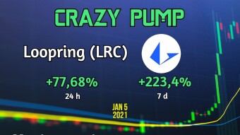 Loopring LRC pumps 77% in 24 hours