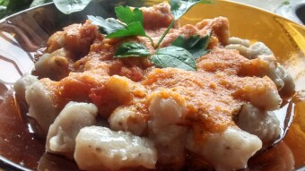 Receta Saludable: Ñoquis de batata o camote/tambien remolacha.