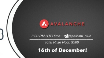 Join the AMA of Satoshi Club x Avalanche. Rewards: 500 USDT, December 16th.