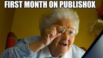 My first month on Publish0x!