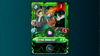 @splinterlands - Airdrop Beatrix Ironhand 3x bekommen und Season in Silver 1 abgeschlossen