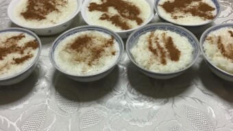 Foodbook #695 Greek rice pudding