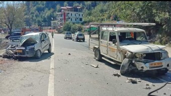 Head on collision