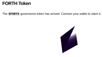 Ampleforth Governance Token - May the FORTH be with you!