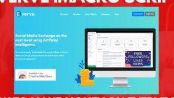 Everve.net Review - Imacro Script to earn free money or do social exchange for free