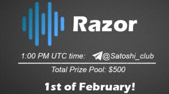 Join the AMA of Satoshi Club x Razor. Rewards: $500, February 1st.
