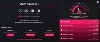 Cointiply - This faucet can make you earn 50k satoshi every week