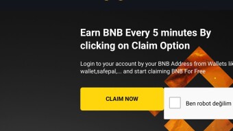 Opportunity to earn BNB, Claim every 5 minutes