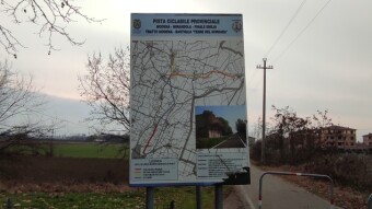 Hiking on the bikeway