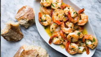 Making perfect Shrimp Scampi (Recipe below)