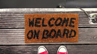 Welcome message