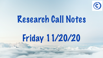 Crypto Research Call - Friday 11/20/20