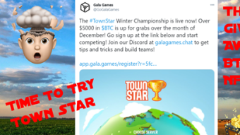 A New TownStar Event!!! Win BTC and NFT's!!!
