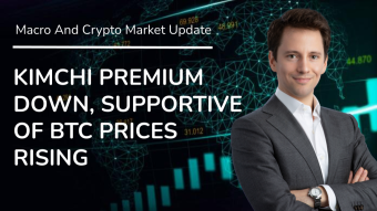 Kimchi Premium Trends Down, Supportive Of Global BTC Prices Rising - Daily Macro And Crypto Markets