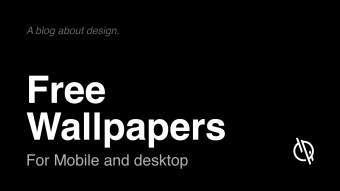 A blog about design – Free Wallpapers