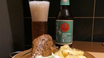 Strongly bitter Grodziskie APA and turkey shank?