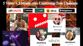5 Minds.com + 5 Free Youtube Options; Censorship Free