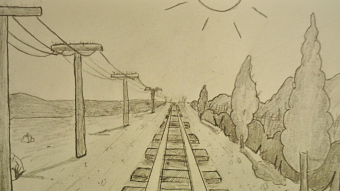 Vanishing Point Exercise for Beginner Artists