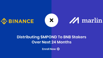 Marlin Flowmint - Distribution of MPOND token to Binance BNB Stakers & Validators- Enroll Now - Marlin Protocol - Binance Chain