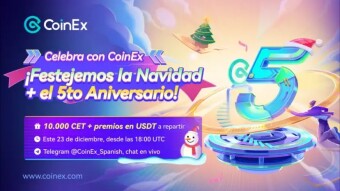 Celebra con CoinEx: ¡Festejemos la Navidad y el 5to Aniversario!