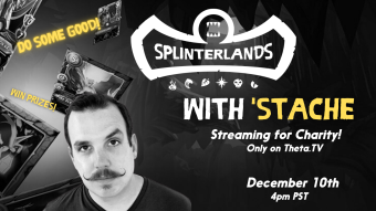 Splinterlands Streaming to Fight Cancer with CryptoStache!