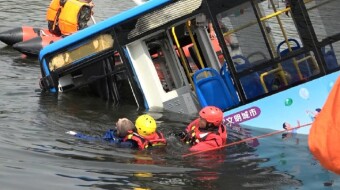 Bus Plunges into Reservoir in China, Killing 21