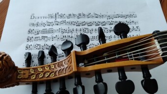 Adagio from Duo for 2 Viola d'amore (Anton Huberty, 1722-1791)
