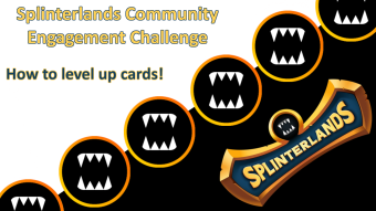 Splinterlands Community Engagement Challenge - How to Increase Card Levels