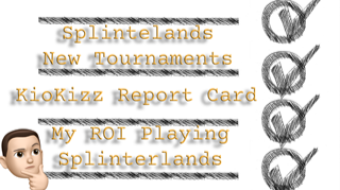 Splinterlands Tournaments, Report Card, and ROI Look