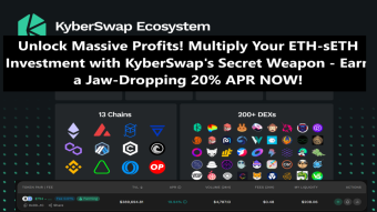 Unlock Massive Profits! Multiply Your ETH-sETH Investment with KyberSwap's Secret Weapon - Earn a Jaw-Dropping 20% APR NOW!