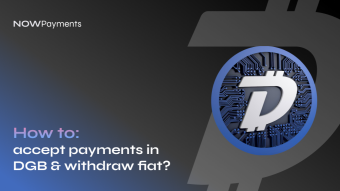 How to accept Digibyte coin and withdraw fiat?