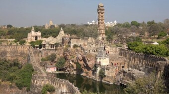 Rajasthan Fort Chittorgarh "dżohar" or ritual suicide of 13,000 women