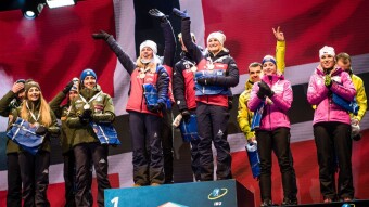 Norway wins the first gold at the Biathlon's World Championship! Silver for Italy, Bronze for the Czech Republic