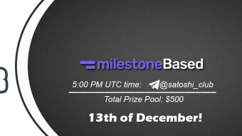 Join the AMA of Satoshi Club x MilestoneBased. Rewards: 500 USDT, December 13th.