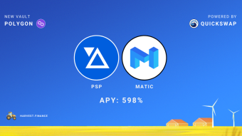 Lancio della pool $PSP-$MATIC offerta da Quickswap & Polygon