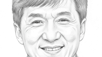 Jackie Chan Pencil Drawing