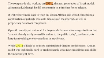 OpenAI is on a bold mission to create #GPT5 - full multimodal AI model