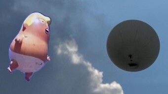 The Baby Trump Balloon Offensive
