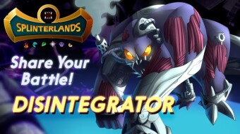 The Disintegrator wants to destroy the Splinterlands - Joining the Dark Side!