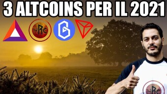 3 CRYPTO Opportunità per il 2021!