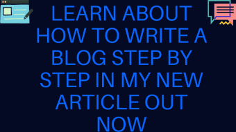 How to write a blog step by step
