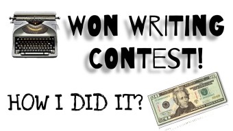 How I Won A Prize In My First Writing Contest I’ve Entered?