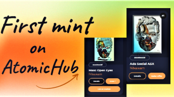 AdsSocialASX-The first mint on AtomicHub