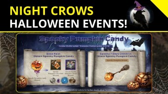 Night Crows 🌒| Halloween Events - New Glider, Best Buffs, FREE Rewards! [EN/PT]