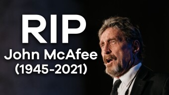 Rest in Pizza John McAfee (1945 - 2021)