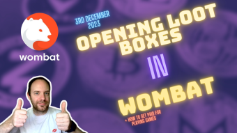 Wombat | Earn Crypto Online | Opening Loot Boxes | Play to Earn | Tutorial | 3RD December