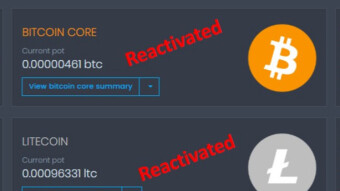 Moon Bitcoin/Dogecoin/Litecoin back online now!