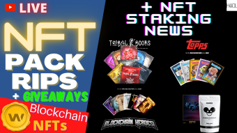 Packs + NFTs Giveaway!!!  NFT Staking and Pack Rips